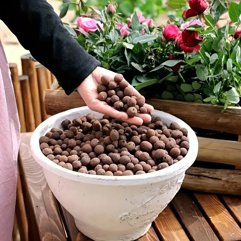 Aquarium Planted Aquarium - เม็ดดินเผาน้ําหนักเบาและระบายอากาศได้สําหรับการตกแต่งตู้ปลา, การเพาะปลูกพืชน้ํา, อวบน้ําและบอนไซ, เพิ่มการระบายน้ํา
