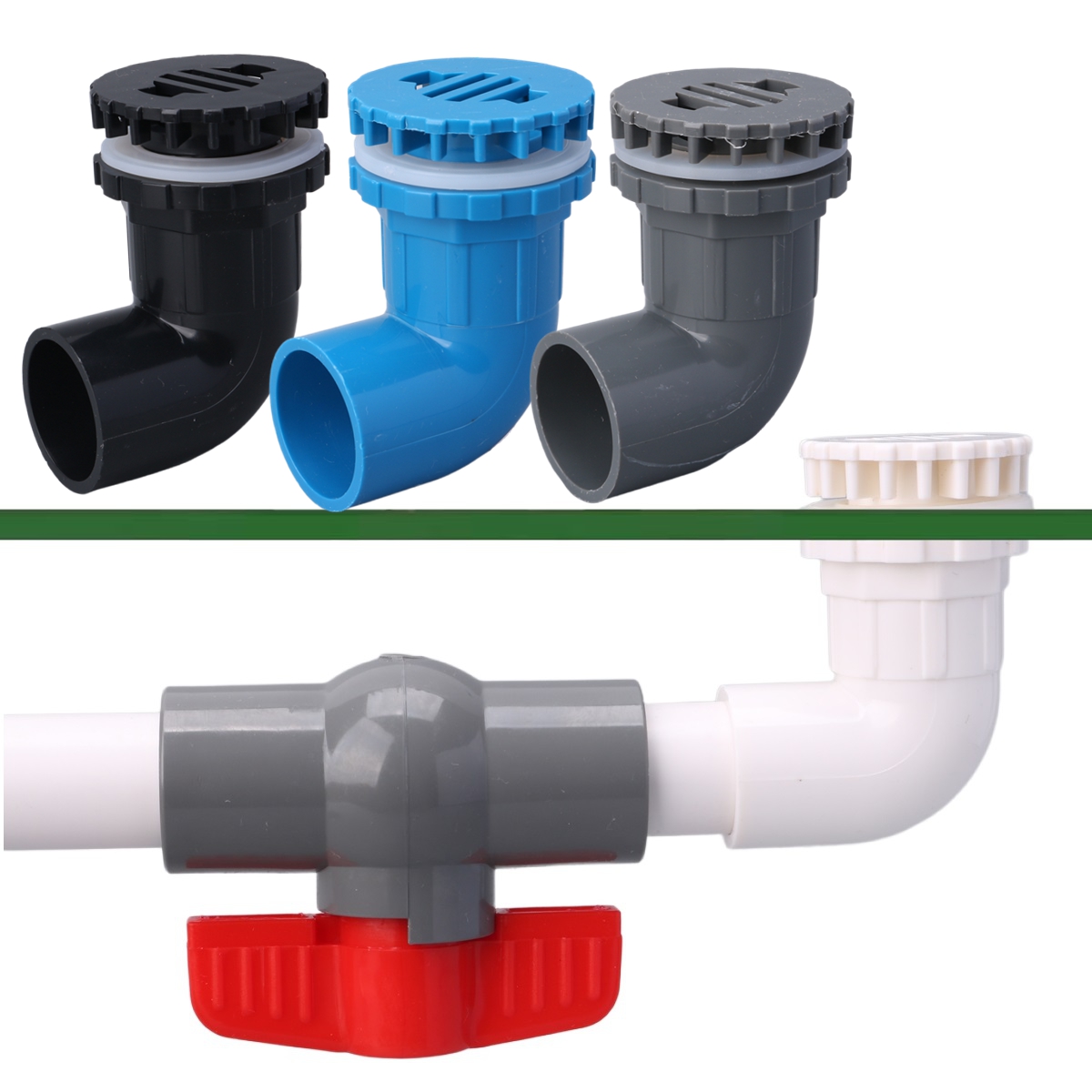 Aquarium Planet - 1 PC 20/25/32/40/50mm PVC ข้อต่อท่อ Aquarium