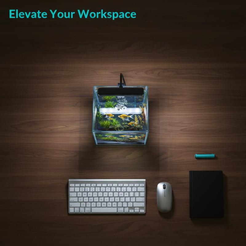 Aquarium Planted Aquarium - ไฟคลิปหนีบตู้ปลาแบบยืดหยุ่น USB หลอดไฟ LED สเปกตรัมเต็มรูปแบบ สำหรับบ้าน