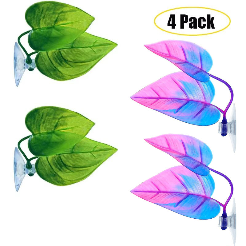 Aquarium Planted Tree - เปลญวนใบปลา Betta จําลองที่อยู่อาศัยตามธรรมชาติสําหรับการวางไข่ Betta การเพาะพันธุ์พักผ่อนเตียงตกแต่งตู้ปลา