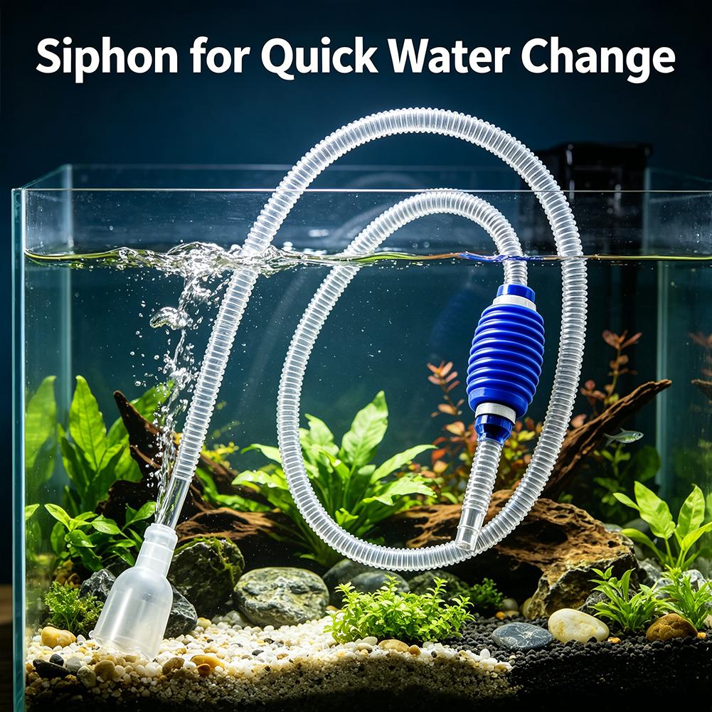 เครื่องดูดกรวดในตู้ปลา ชุดปั๊ม - Planted Aquarium Cleaning Kit บทวิจารณ์และราคา