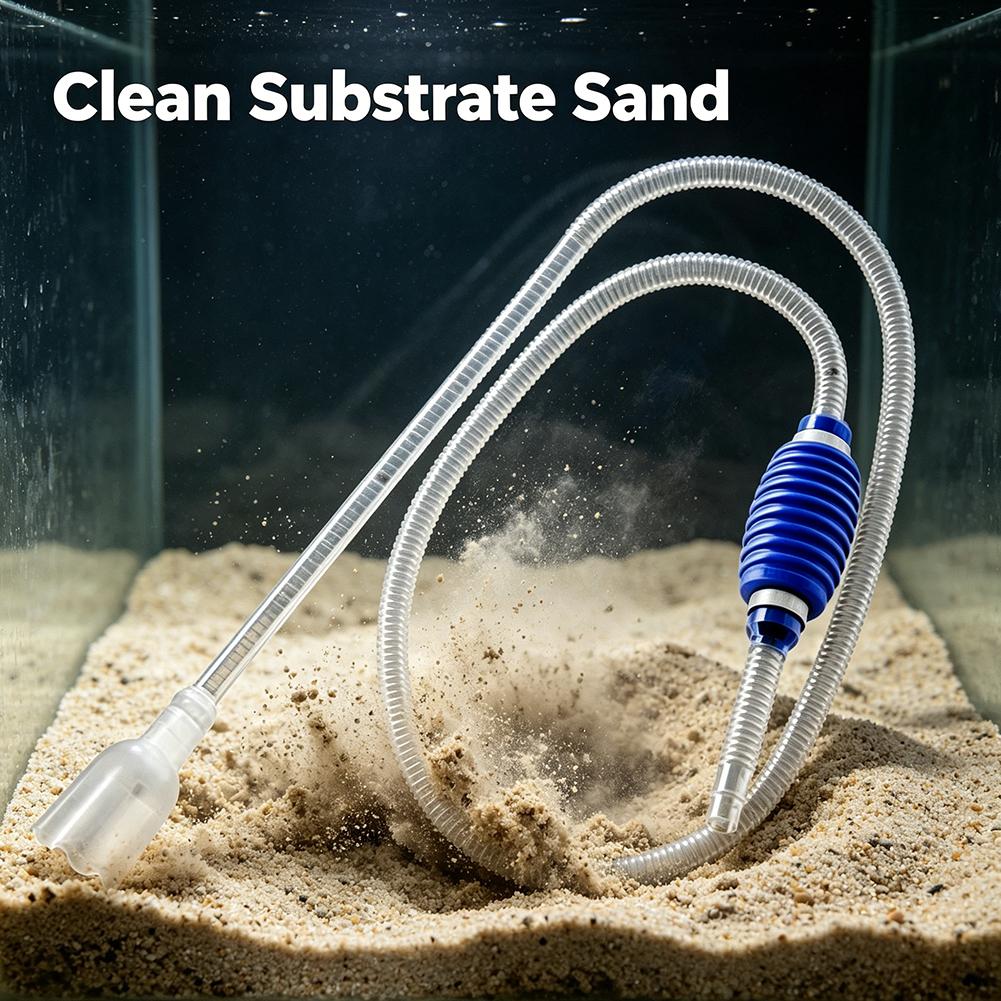 เครื่องดูดกรวดในตู้ปลา ชุดปั๊ม - Planted Aquarium Cleaning Kit บทวิจารณ์และราคา