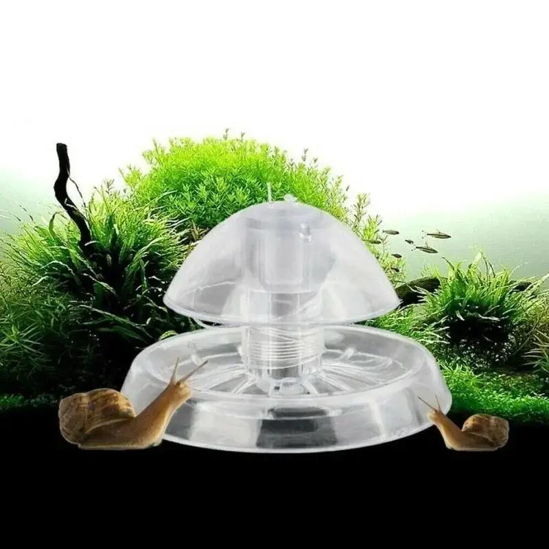 กับดักหอยทากพลาสติกใสขนาด 6/8  - Aquarium Planted Fish บทวิจารณ์และราคา