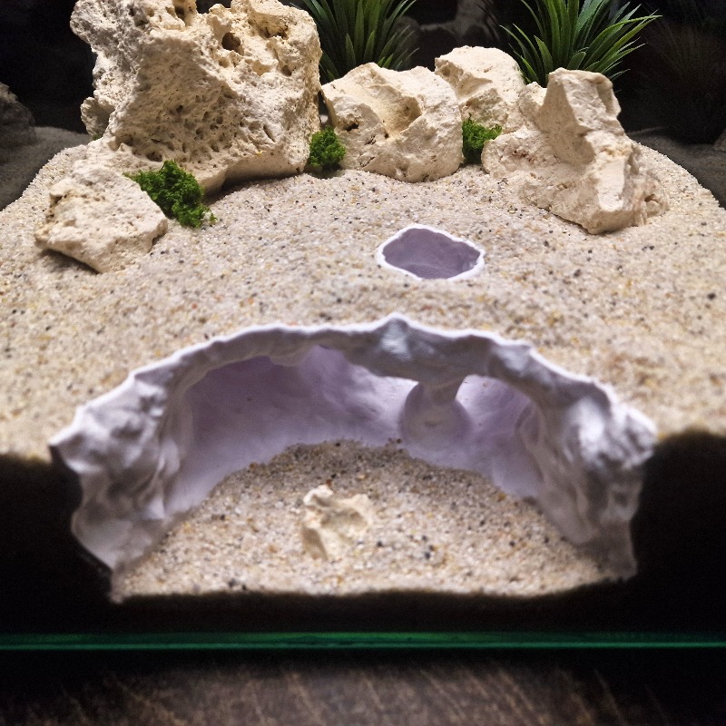 ของตกแต่งตู้ปลาแบบถ้ำแฉกพิมพ์  - Aquarium Planet บทวิจารณ์และราคา