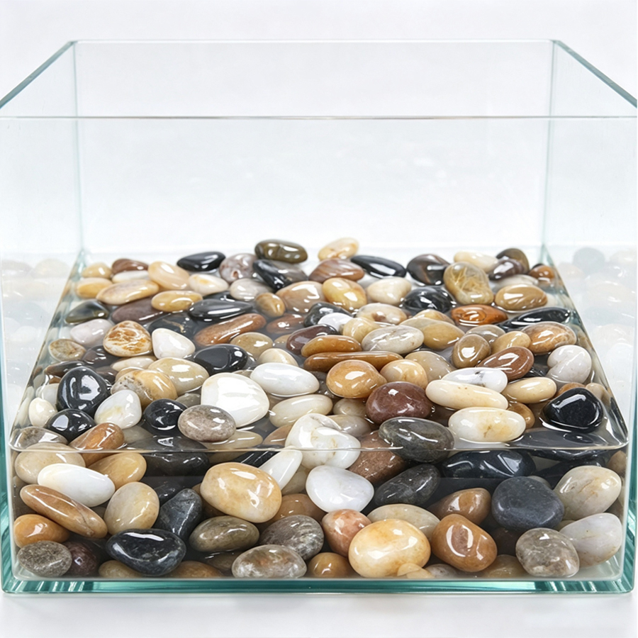 หินกรวดแม่น้ำเนื้อเรียบ 300-70 - Aquarium Planted Fish บทวิจารณ์และราคา