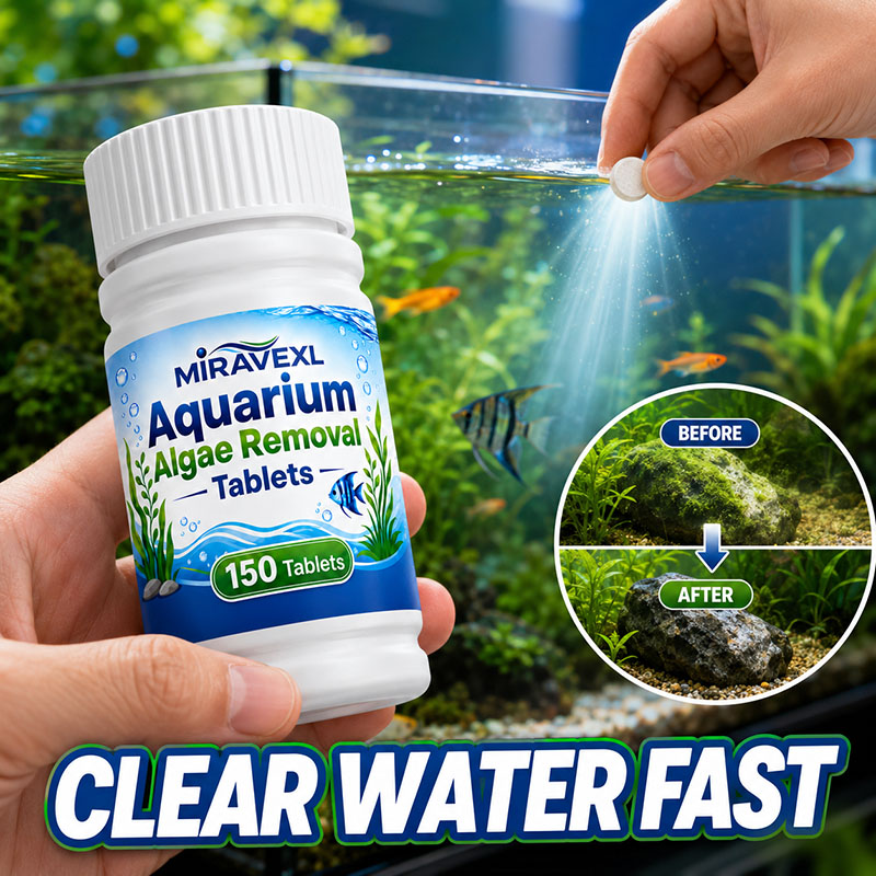 เม็ดกำจัดตะไคร่น้ำในตู้ปลา MIR - Planted Aquarium Algae Remover บทวิจารณ์และราคา