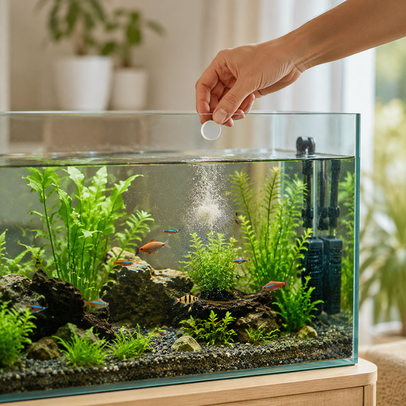เม็ดกำจัดตะไคร่น้ำในตู้ปลา MIR - Planted Aquarium Algae Remover บทวิจารณ์และราคา