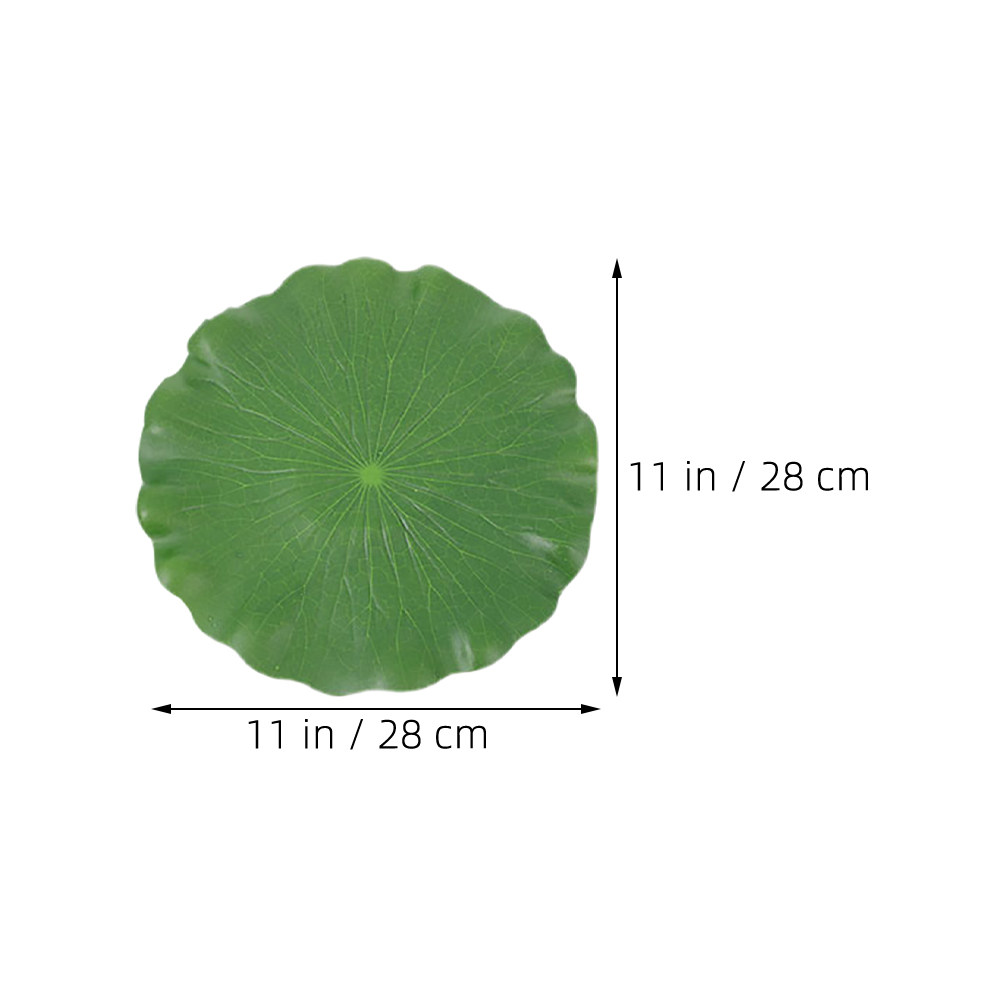ใบบัวประดิษฐ์ 15 ชิ้น ใบไม้ลอย - Aquarium Planted Aquarium บทวิจารณ์และราคา