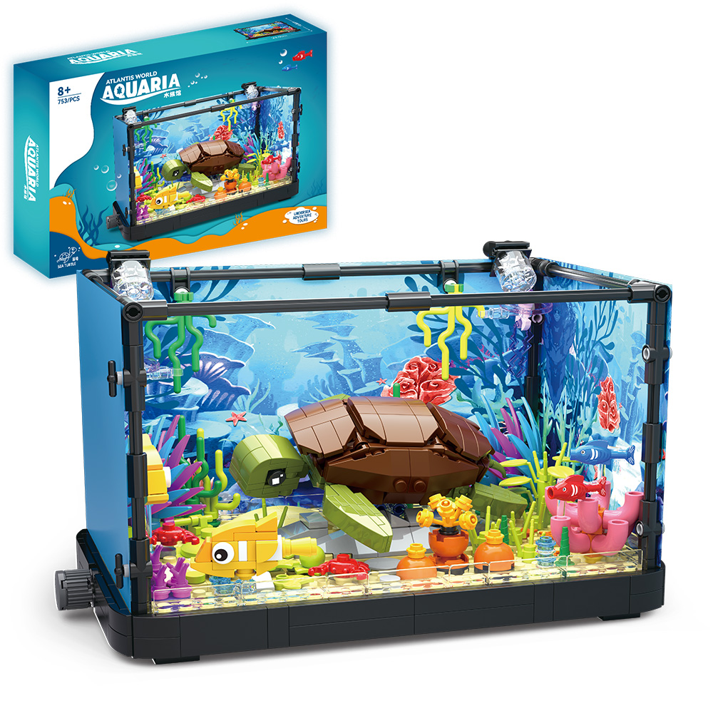 ชุดบล็อกตัวต่อสร้างตู้ปลา, โมเ - Planted Aquarium Models บทวิจารณ์และราคา