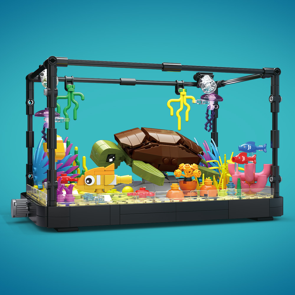 ชุดบล็อกตัวต่อสร้างตู้ปลา, โมเ - Planted Aquarium Models บทวิจารณ์และราคา