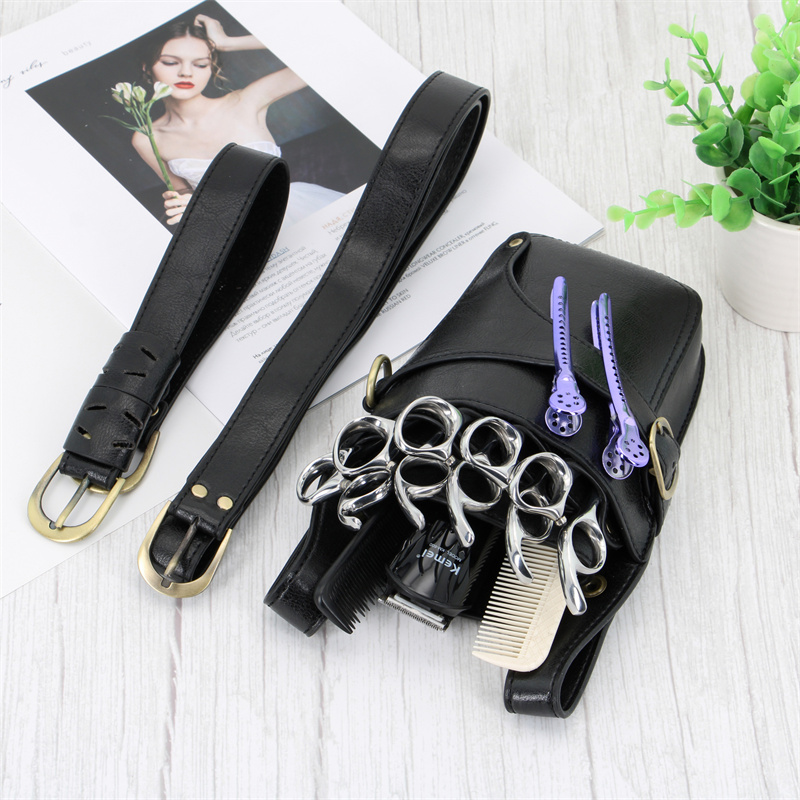 มัลติฟังก์ชั่ 1PC สีดํา Cowhid - Trimming Scissor Set บทวิจารณ์และราคา