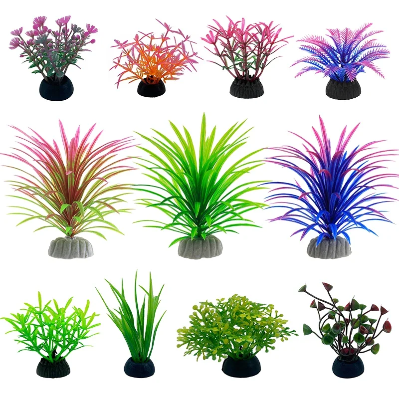 PVC Aquarium ตกแต่งจําลองประดิ - Aquarium Planted Tree บทวิจารณ์และราคา