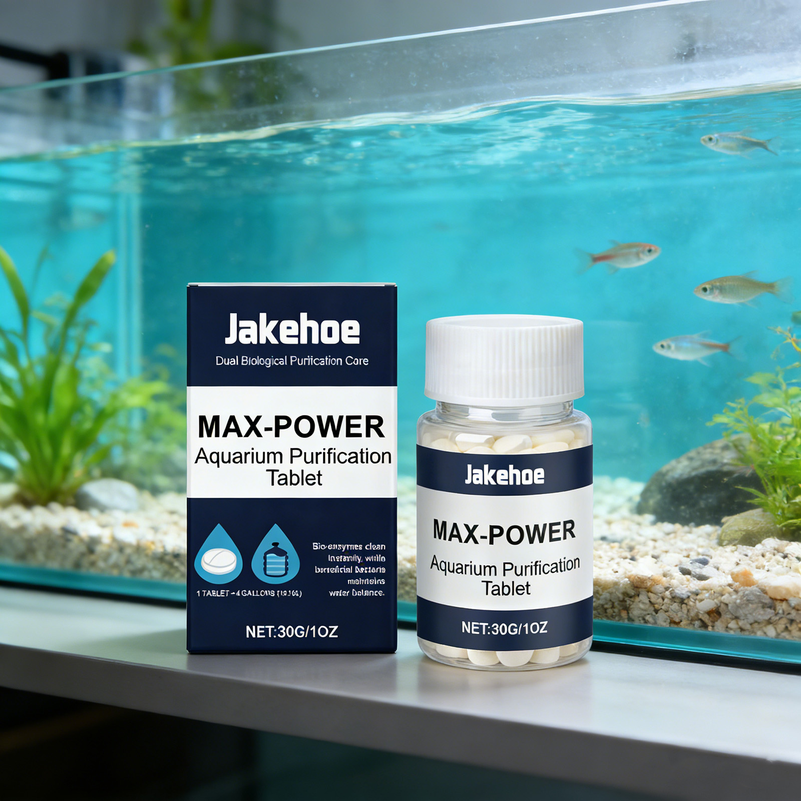 เม็ดกำจัดตะไคร่น้ำสำหรับตู้ปลา - Planted Aquarium Algae Remover บทวิจารณ์และราคา