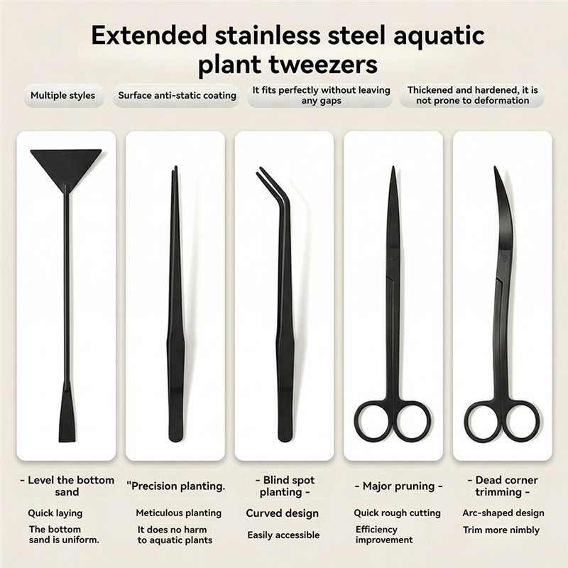ชุดเครื่องมือจัดตู้ปลา IALJ-Lo - Planted Aquarium Tool Kit บทวิจารณ์และราคา