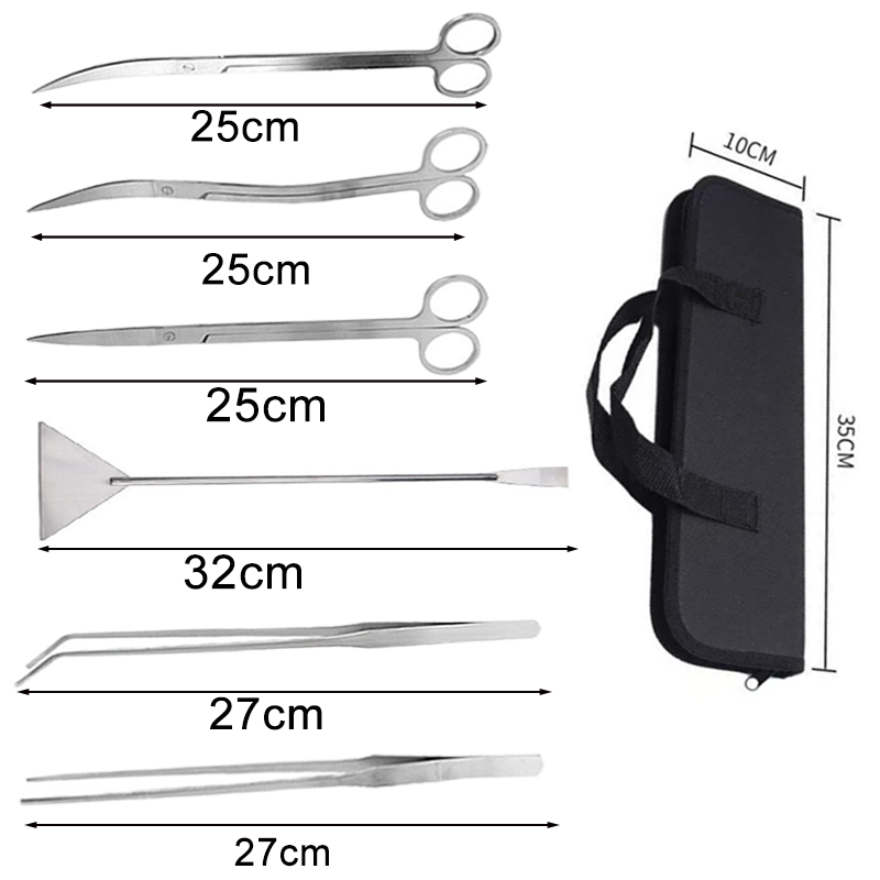 ชุดเครื่องมือทำความสะอาดตู้ปลา - Trimming Scissor Set บทวิจารณ์และราคา